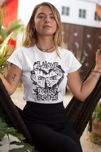 WTS 3- 'I Have Trust Issues' Women's short sleeve t-shirt