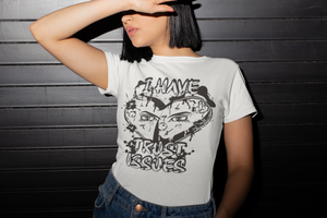 WTS 3- 'I Have Trust Issues' Women's short sleeve t-shirt
