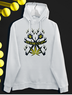 MH 6- 'Stash Clips Black and Yellow' Men's hoodie