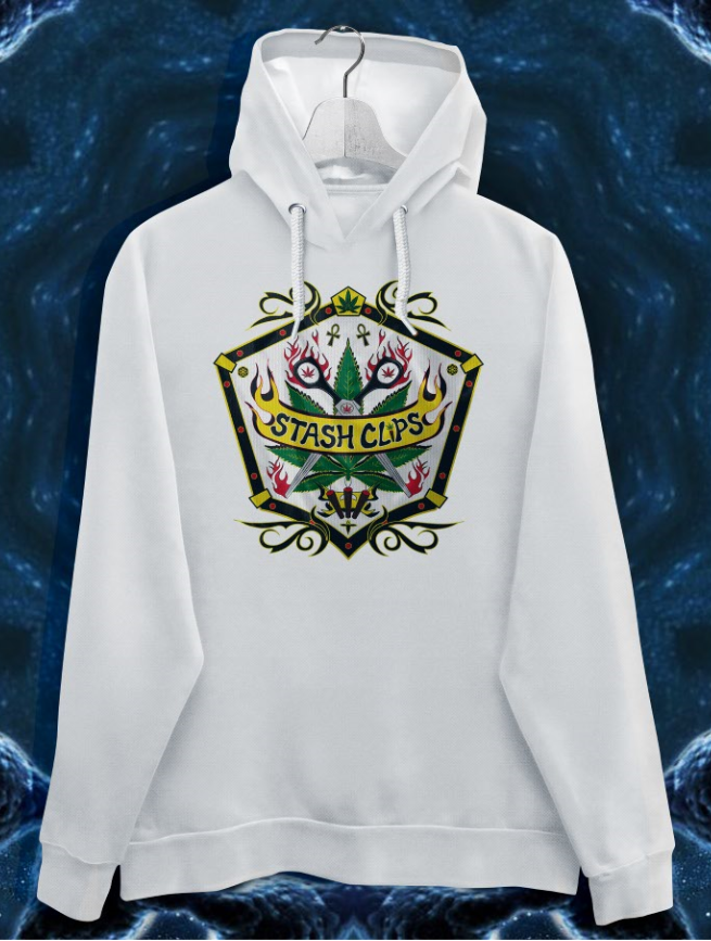 MH 5- 'Stash Clips Shield' Men's hoodie