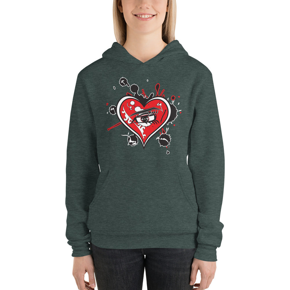 A.3 - 'All Seeing Heart' Women's hoodie