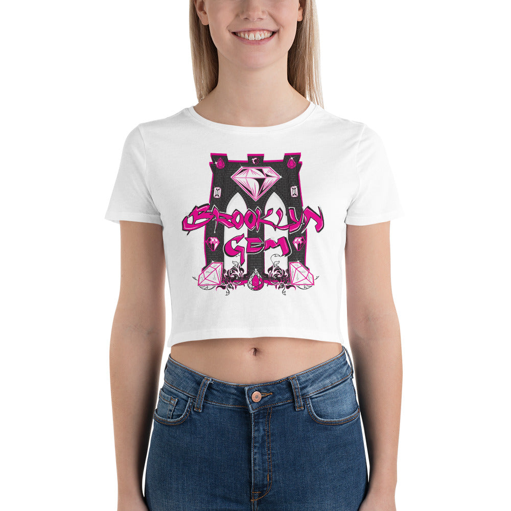 CT 2- 'Brooklyn Gem' Women’s Crop Tee